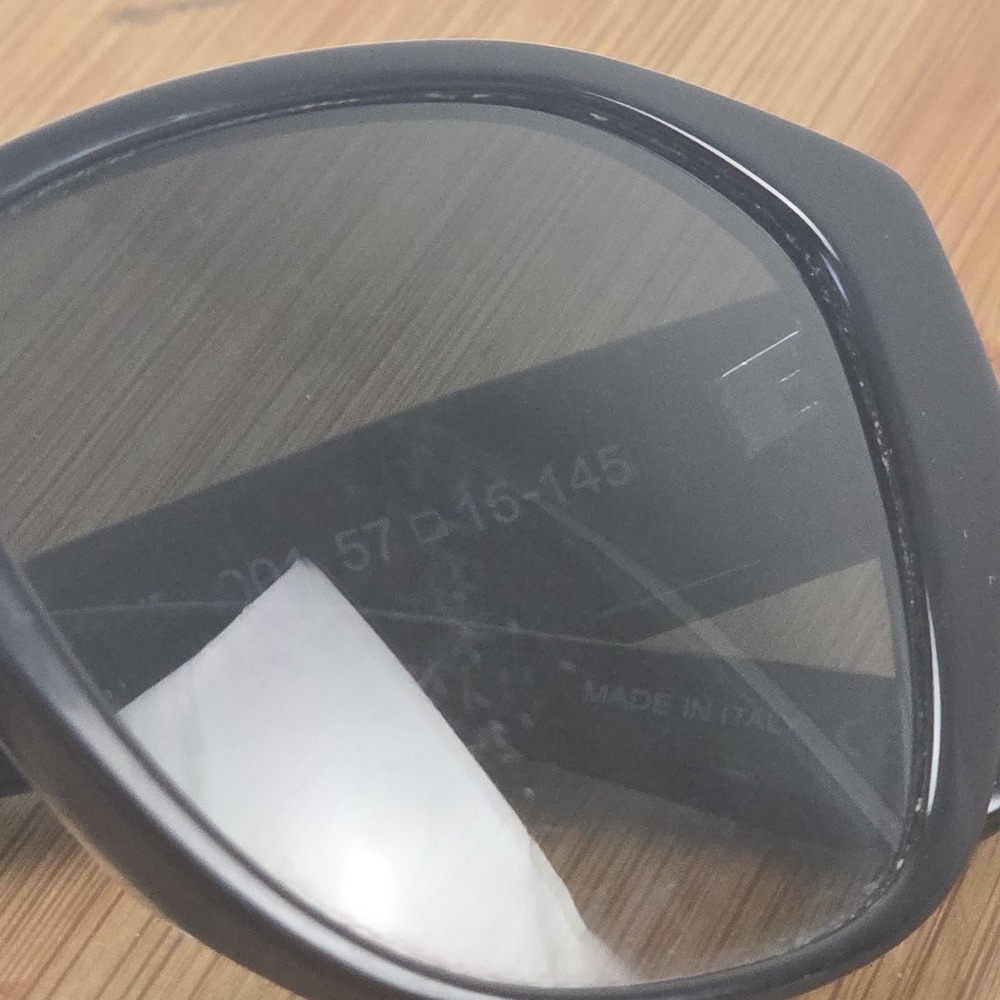 Saint Laurent SL M48/F Sunglasses Womens 57-15 Black Gray Cat Eye Gradient Italy - Picture 14 of 16